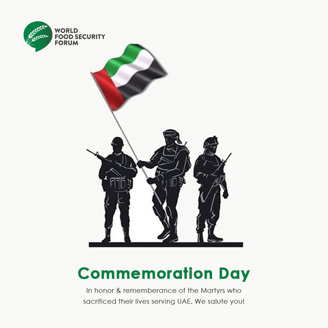 Let us take a moment to remember and salute those who fought for this country on the occasion of the UAE’s Commemoration Day.

#WFSForum #UAECommemorationDay #MartyrsDay #MyDubai #UAE
