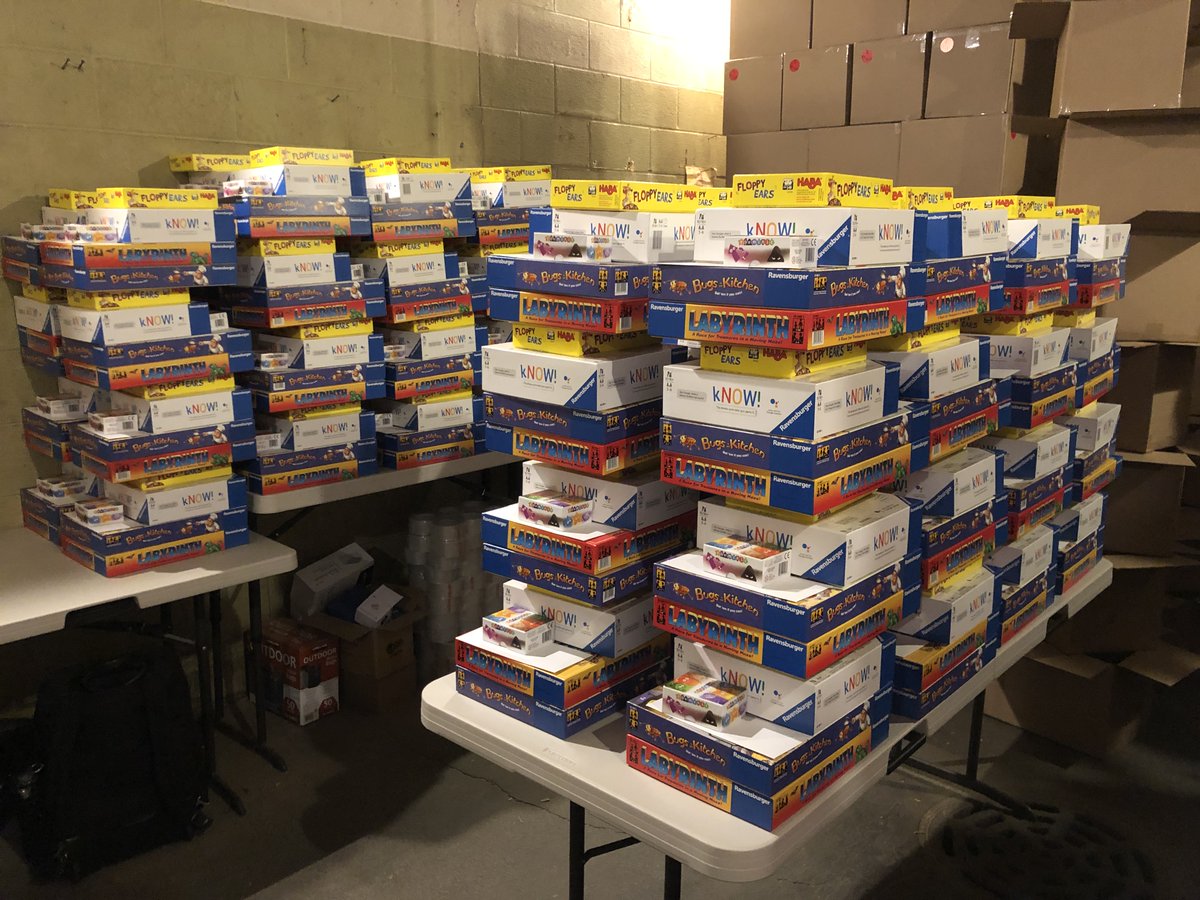 The Spiel Foundation is hosting a game bundle packing party this Saturday from 9 AM to 5 PM at our rented warehouse space. We're hoping to get 400-500 bundles packed.

Feel free to come help if you're fully vaccinated and in the area!

thespielfoundation.com/?p=17317
