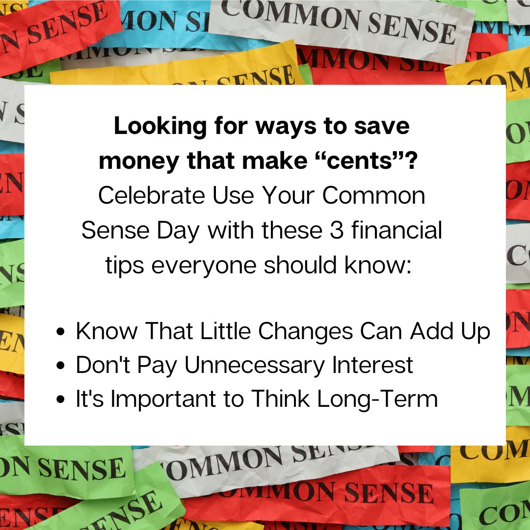 OneGroupRA's tweet photo. Celebrating #UseYourCommonSenseDay makes sense to us! Let's help make common sense a little more common by taking a moment and thinking before we act today. https://t.co/2VQxsSwYUE