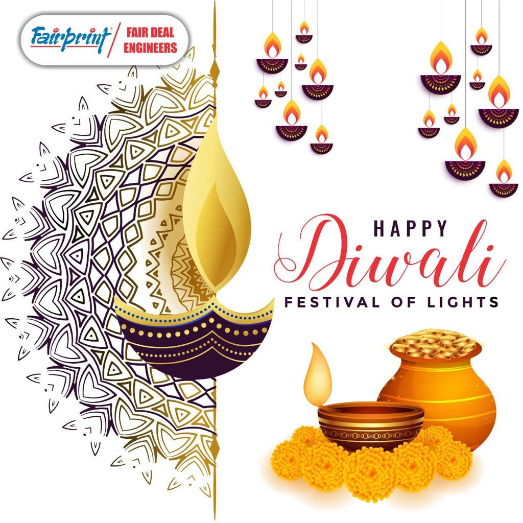FairPrintIndia's tweet image. A festival full of sweet childhood memories, a sky full of fireworks, mouth full of sweets, house full of diyas and heart full of joy. Wishing you all a very happy Diwali.

#fairdealengineers #diwali #happydiwali #happydiwali2021 #festival