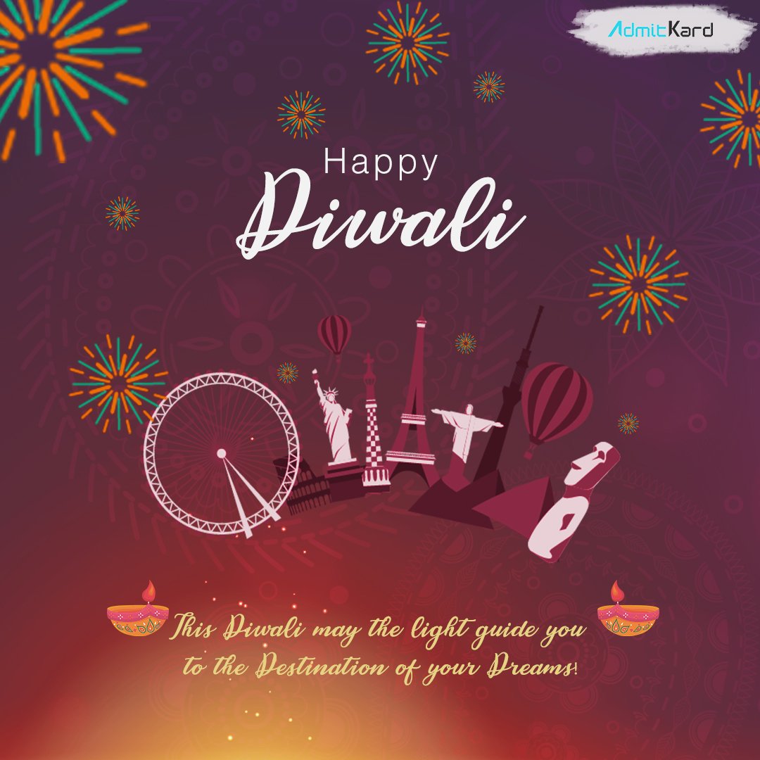 admitkard's tweet photo. 🪔HAPPY DIWALI🪔

Diwali is all about sharing.
Share your DREAMS of studying abroad in the comment section!
.
.
#diwali2021✨❤️ #diwaliwishes #diwalidreams #diwalicelebration #diwalifestival #abroadeducationconsultant #abroadstudent #abroadlife #experimentabroad https://t.co/uolkfZXXF9