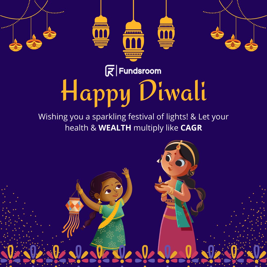 fundsroom's tweet photo. Let this Diwali bring endless joy, prosperity, health &amp; to support all that, WEALTH into your life. Fundsroom wishes everyone a very Happy Diwali!
.
.
.
.
#diwali #diwali2021 #happydiwali #lakshmipujan #festival #blessings #wealth #health #fesivaloflights #celebration #invest https://t.co/EfITVbEDLK
