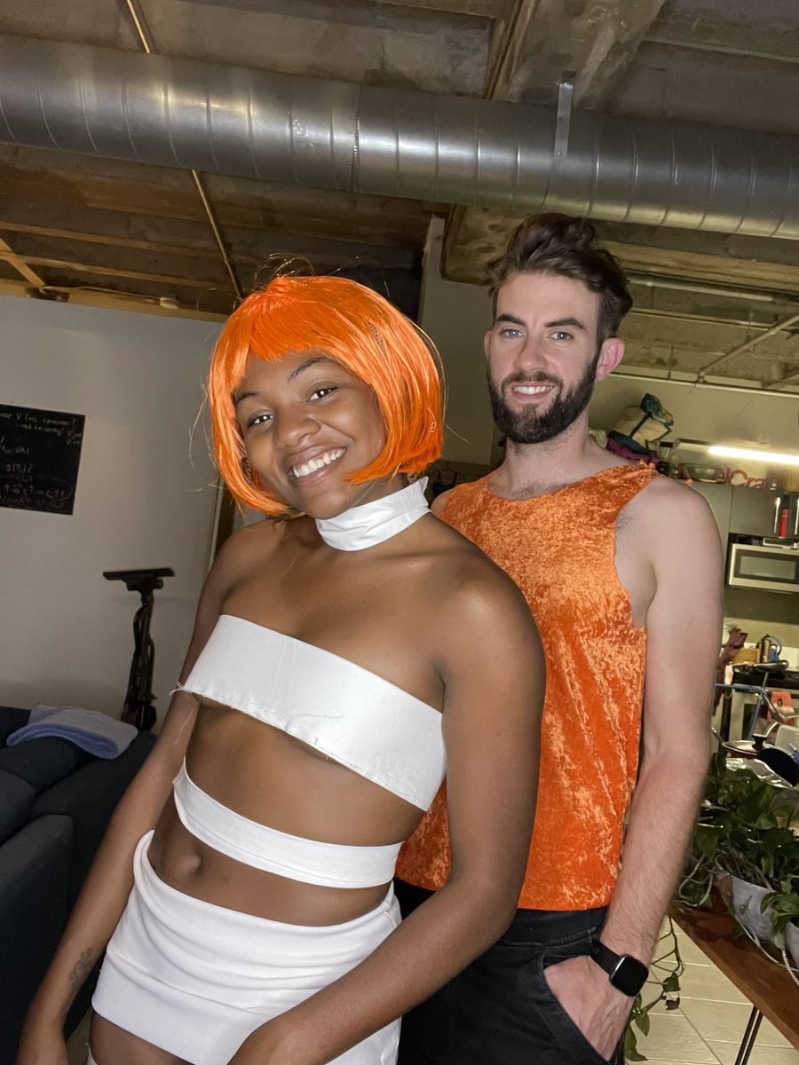 Any sci-if fans want to guess our costumes? Hint: Multipass