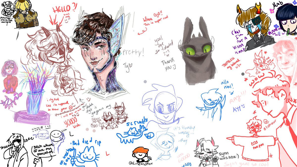 TY for joining the Aggie! there's still a bunch of people on rn so definitely join and look at the stuff they're drawing!!! https://t.co/3Qpppx2ofE 