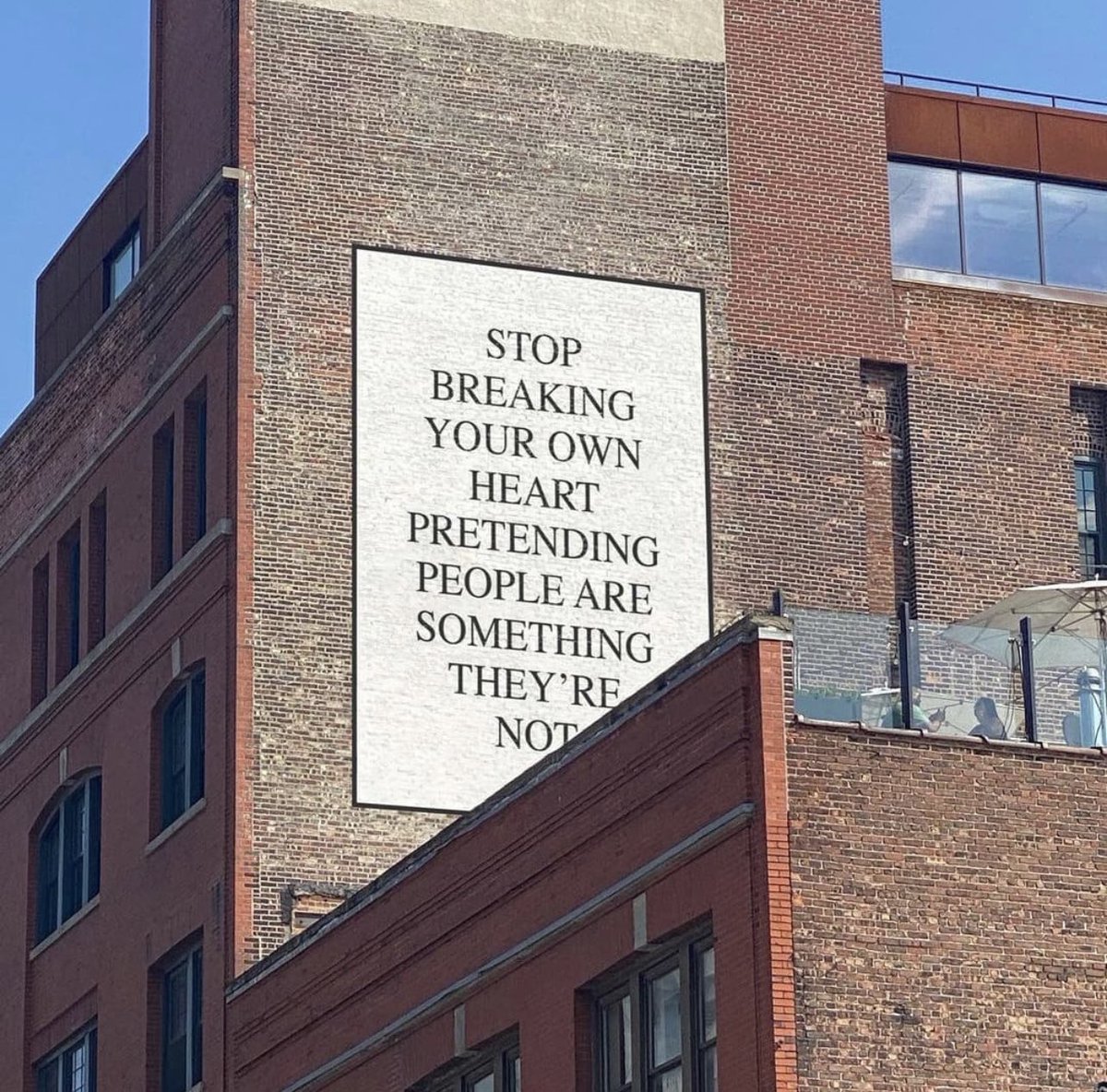 see people for who they truly are..