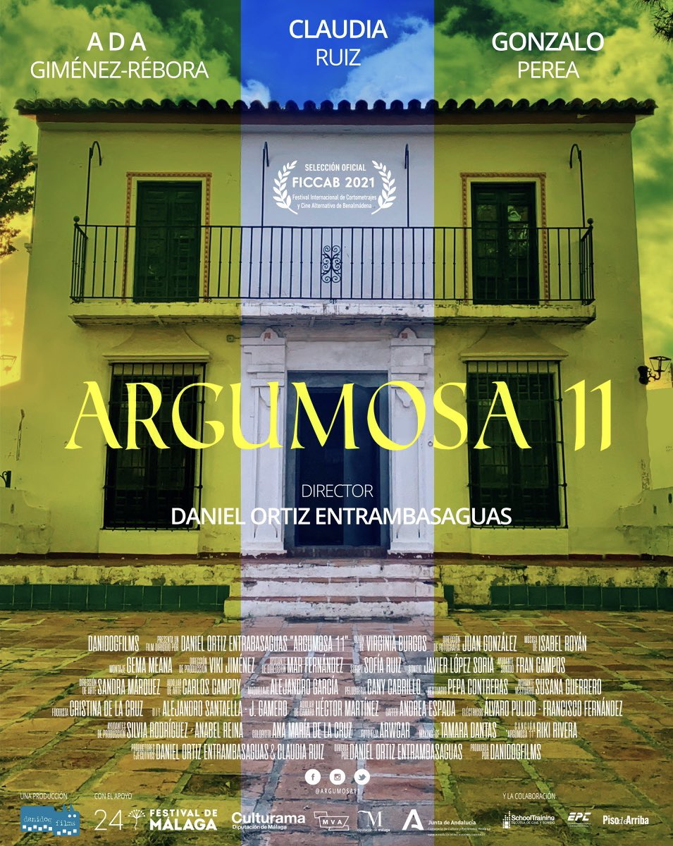Argumosa11's tweet photo. Arranca la 20 Edición del @Ficcab_Benalmad dnd participamos con nuestro #corto #ARGUMOSA11 en #SecciónOficial📽🎞

El sábado 6 a las 18h en la Casa de la Cultura d #ArroyoDeLaMiel con entrada gratuita 🎟 hasta completar aforo. Puedes recogerla ahí a partir d las 17h del mismo día https://t.co/mUqpta83dL