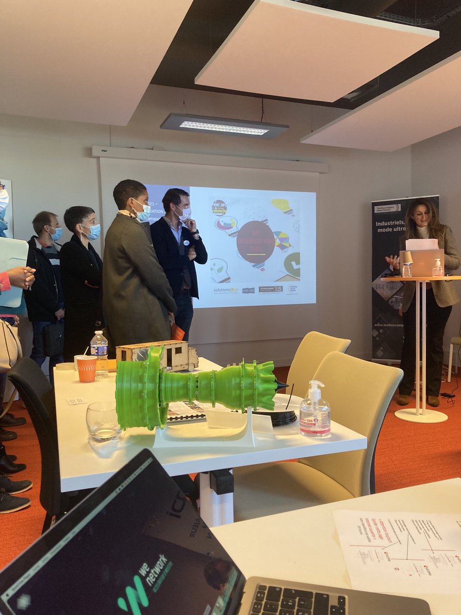 Aujourd’hui nous sommes au #GoInnovationDay organisé par la Region ⁦<a href="/paysdelaloire/">Pays de la Loire</a>⁩.  Parce que « l’innovation maintien et développe l’emploi » ⁦<a href="/AndreaPorcher/">Andréa Porcher</a>⁩. On est 100% d’accord chez ⁦<a href="/WeNetwork_/">We Network</a>⁩