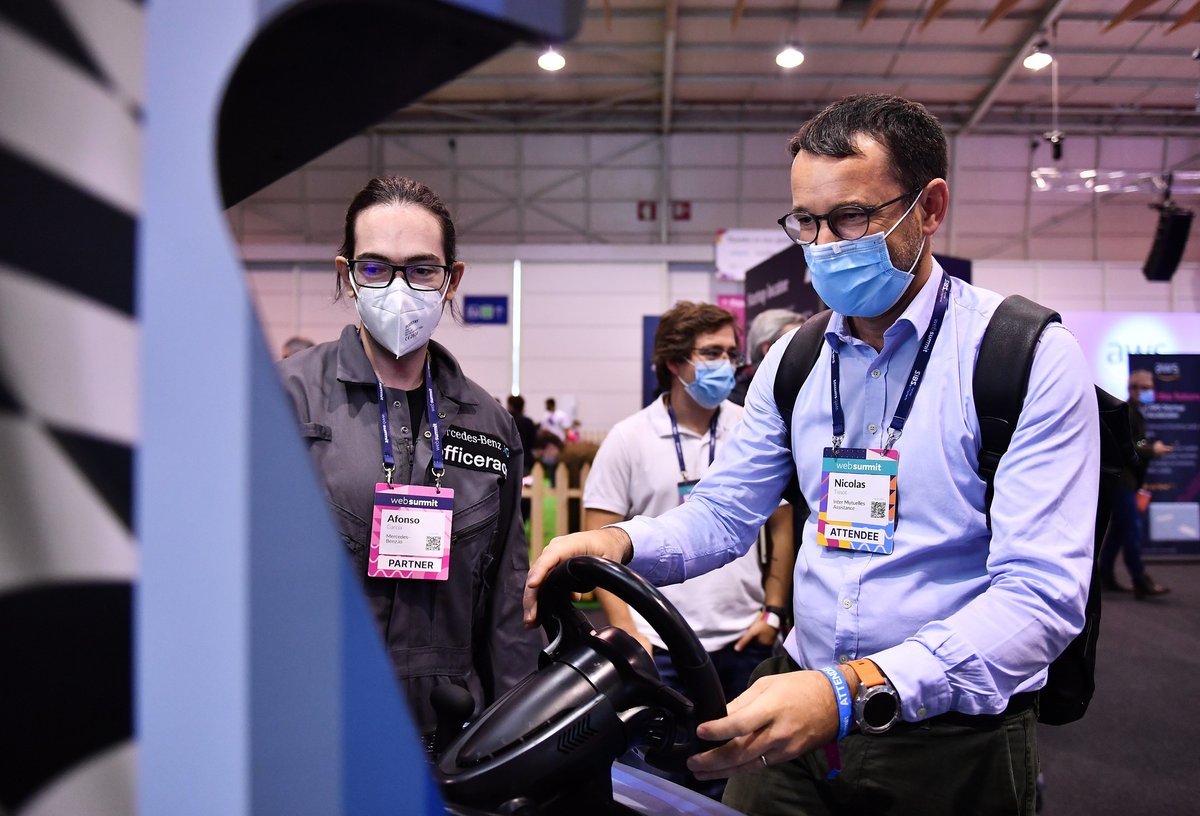 WebSummit's tweet photo. Anything can happen on the event floor 👀 https://t.co/pn9ix1TVTI