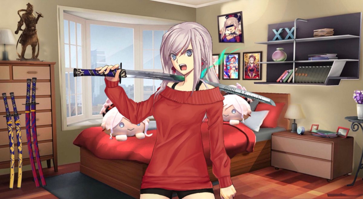 IRL_Musashi's tweet photo. Day 126 : 

I AM LATE AM I NOT?!
This is what happens when you overwork yourself! Eventually there will be one day where you’ll fumble!

But that shouldn’t stop us from continuing and do our best~! https://t.co/F8vSlfaHIF