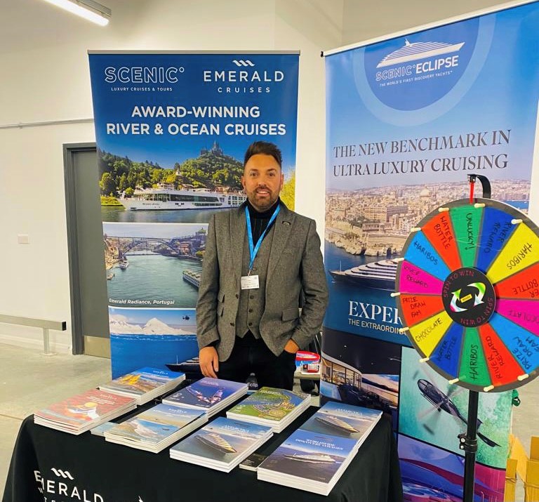 Today, we're at @CLIAUK Selling Cruise Day in Southampton!

Come along to see <a href="/dannyjoelscenic/">Danny Joel</a> and find out all about Scenic &amp; Emerald Cruises - plus spin the wheel of fortune!

#TogetherAgain