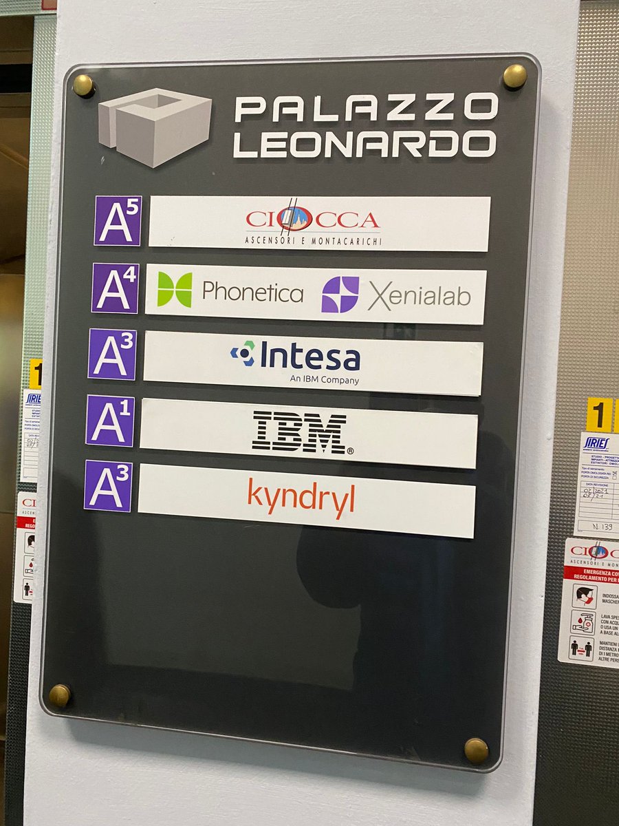 AngeloCirocco's tweet photo. Today, our birthday with the launch of #Kyndryl at #NYSE, our office has officially opened also in Torino with new sign - go Kyndryl go!!! https://t.co/C1brnnxoHa