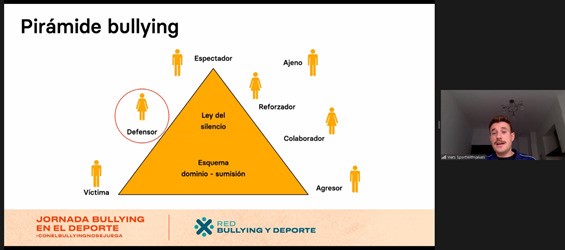 📢Jornada Bullying y Deporte
🗣️Formació "Estrategias de prevención del bullying en el deporte“, a càrrec de Lander Iraragorri de <a href="/WATS_team/">WATS Team #SportWithValues</a> 
⚠️"De lo que no se habla, no existe" 
#ConElBullyingNoSeJuega
#AmbElBullyingNoEsJuga