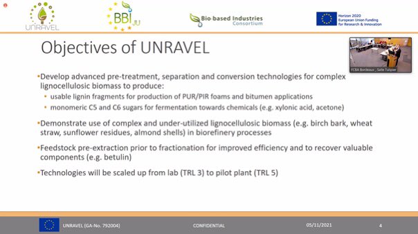 UNRAVEL_BBI's tweet photo. Today, at @WoodZymes workshop our coordinator @Andre_van_Z from TNO presented our UNRAVEL concept, highlighting the importance to make lignocellulosic biorefinery work for residual &amp; mixed feedstocks and even providing a look into the future @BBI2020 @DieterBrigitta @biconsortium https://t.co/rDIzUKUpvE