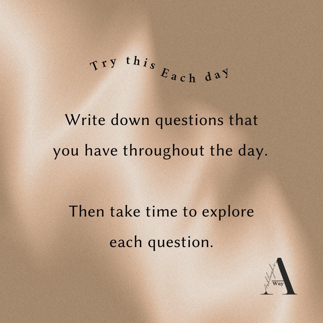 AshleighsWay's tweet photo. I heard this at the #KyEdSummit and it really sat on my heart. I say we try this together! Have a wonderful day, and write down questions. #connectgrowserve #LetsGrowHigher https://t.co/TlMrx2JjMR