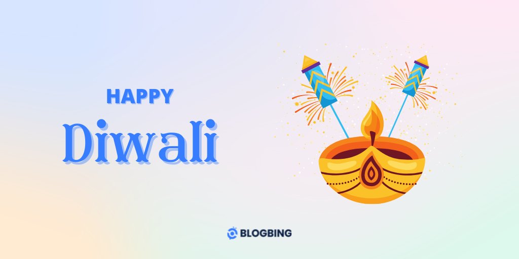 BlogBing's tweet photo. BlogBing Family wishes you a very Happy Diwali with lovely &amp; meaningful moments filled with love, light, and laughter. 🎉 🥳
⠀
Stay tuned for the next grand exposure 💪
⠀
#Diwali2021 #BlogBing #GetKeywords #GetFeedy #GetMentions #GetMails #GetWPinfy https://t.co/caLSd0NPNc