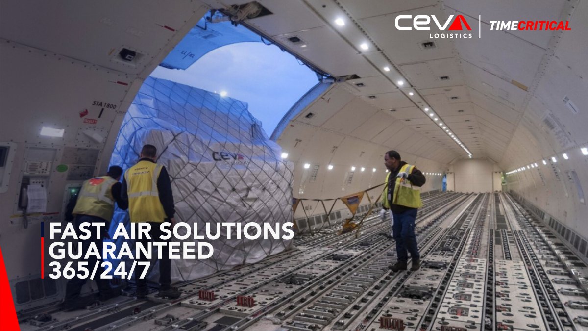 cevalogistics's tweet photo. Our dedicated team of #airfreight specialists is ready to support you with bespoke solutions to move your valuable cargo fast and efficiently. > https://t.co/c6MMNFiPx6
#CEVALogistics #ResponsiveLogisticsforYou #TimeCritical #priorityshipping #emergencycargo #logistics https://t.co/L0TbbpFDKQ