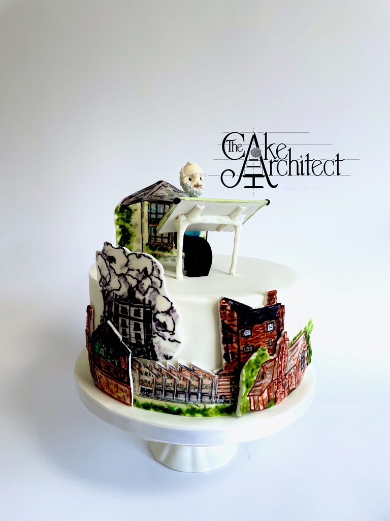 CakeArch's tweet image. We love this cake that was inspired by one of our previous designs!

A retirement present, commemorating buildings and projects that a senior partner had worked on throughout his career.

#retirementpresent #thoughtful #commemoration #retiring #bespokecakes #cakesforalloccasion