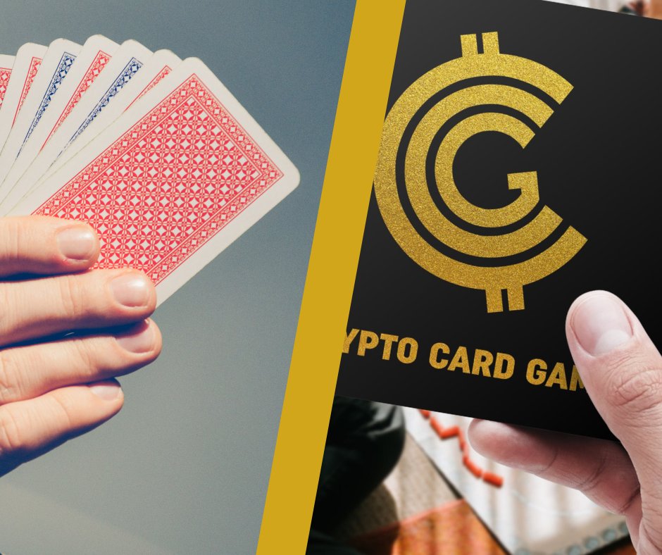 CryptoCardGame1's tweet photo. Card games can be divided into classic (classic card deck) and non-standard (like our game!). 😮

Well, you choose ..
.
.
.
.
.
a classic or our game? 🤔

Let me know in the comment! 😎

#cryptocardgame #game #cards #boardgames #cryptocurrencies #cardgames https://t.co/f9wDSfLl7C
