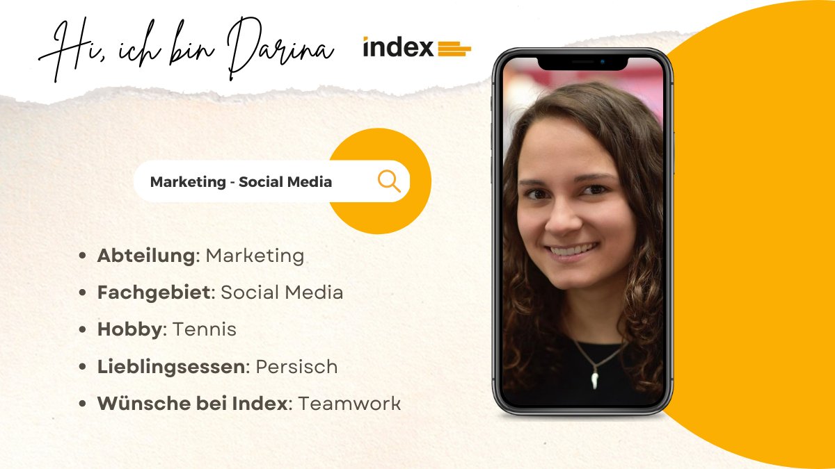 index__HR's tweet photo. Wir heißen unsere neue #Werkstudentin im #SocialMedia Darina ♥️-lich willkommen! Sie rennt schon jetzt mit ihren Ideen offene Türen ein! Schön, dass Du an Bord bist! https://t.co/AWcNwSOPTx