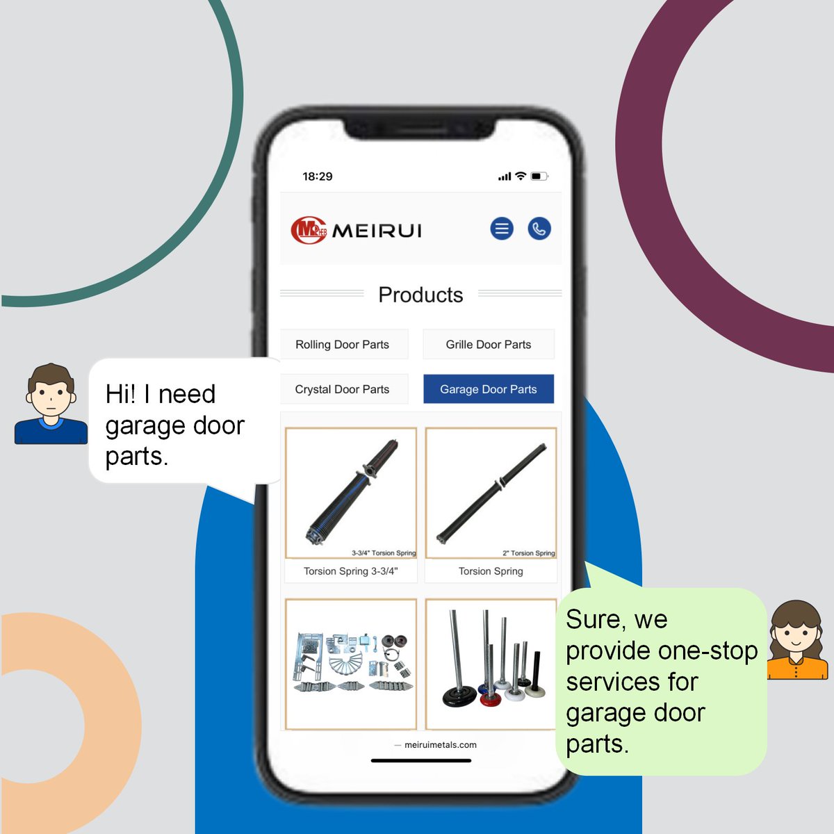 Jan_HebeiMeirui's tweet photo. Hebei Meirui Metals provide a one-stop service for garage door parts, any inquiry, welcome to connect us.
#hinge
#spring
#roller
#nylonrollers
#hardwarebox
#hbmr https://t.co/DhntsBc7Aw