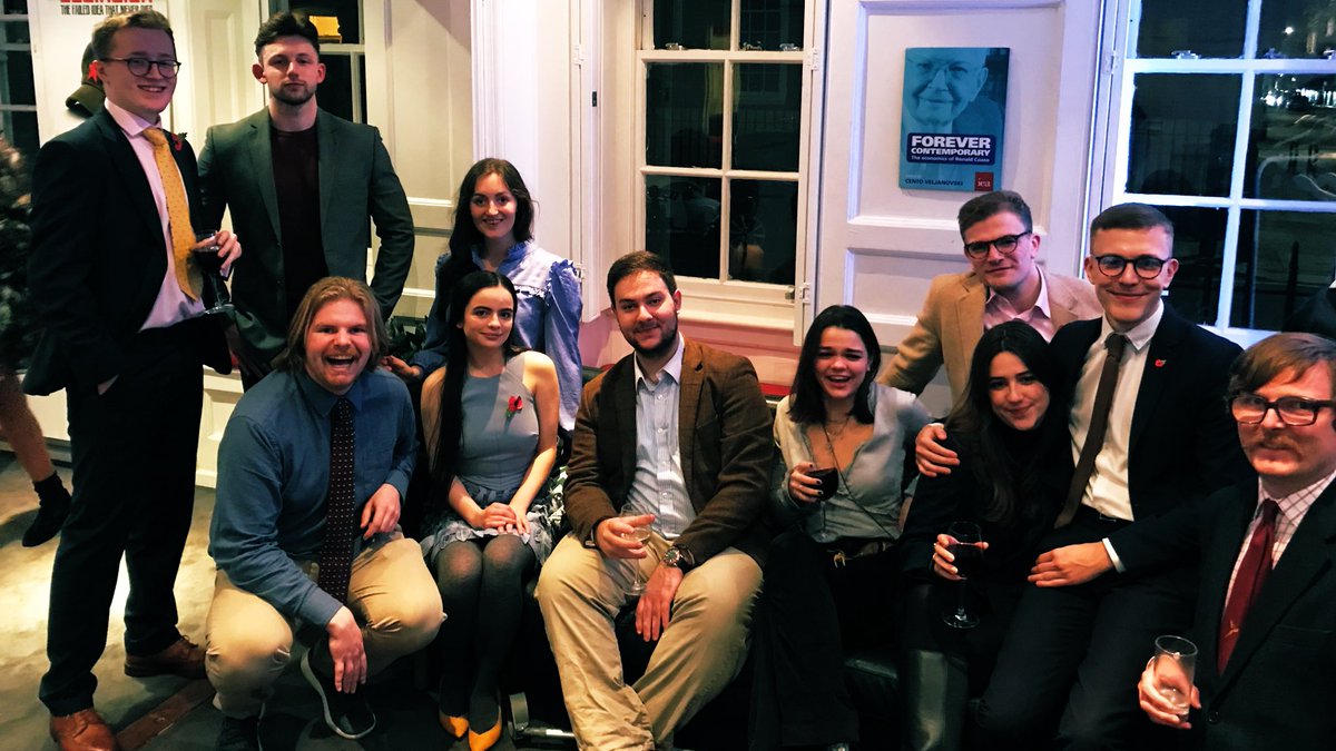 Bill_Bowkett's tweet photo. The @YoungVoices_UK family portrait. Great time at the long-overdue UK launch party at the @iealondon. Taking the media and policy world by storm. https://t.co/bzg6EWlEAc