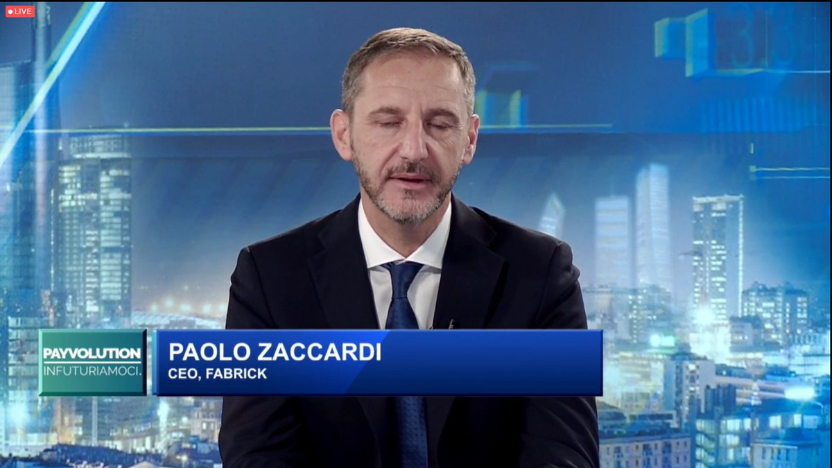 Il nostro ecosistema ha un approccio che va già oltre la #PSD2. Ne parla <a href="/paolo_zaccardi/">Paolo Zaccardi</a> di <a href="/FabrickPlatform/">Fabrick</a> 
#salonepagamenti #payvolution #infuturiamoci