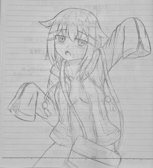 この男、落描きしか描かなくなっている 