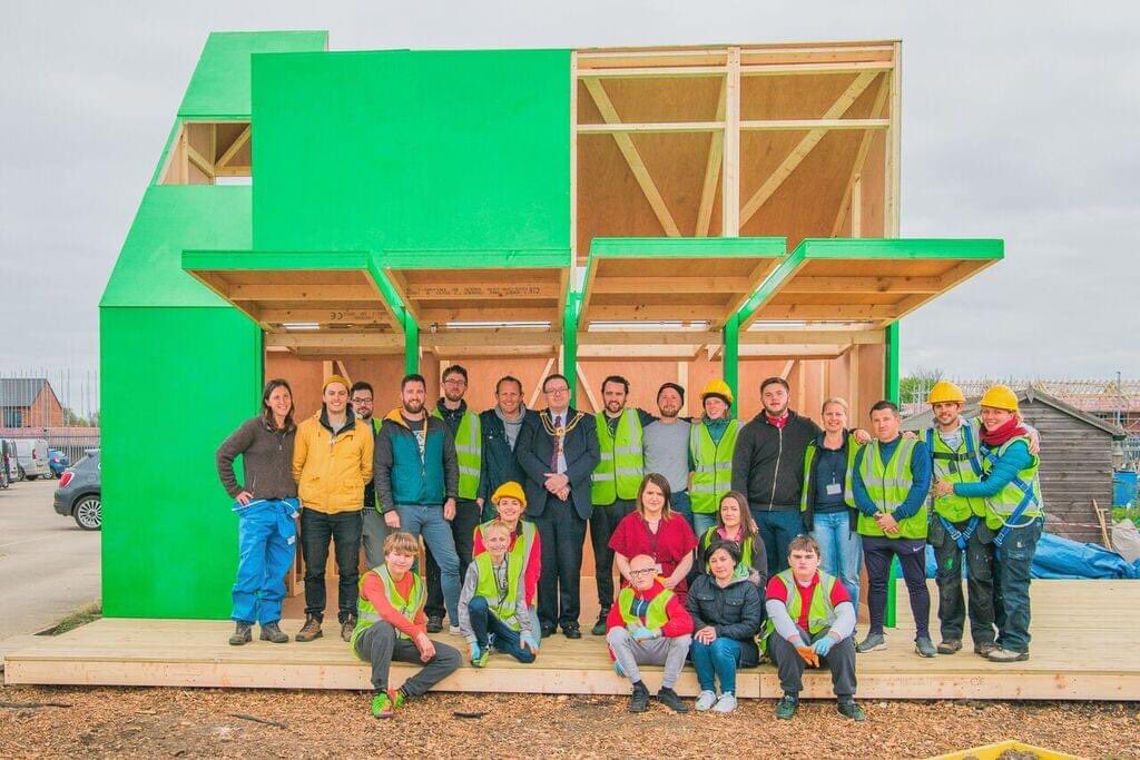MattFionaBUILD's tweet photo. Today it’s #outdoorclassroomday 🌱🪴🍃🌳🌦🪁 Sharing #madeinoakfield designed and built by young people excluded from mainstream school as part of @VisitHull, past @ArchitectsJrnal #ajsmallprojects #PeoplesChoiceAwards winner https://t.co/FzORUSG6rM