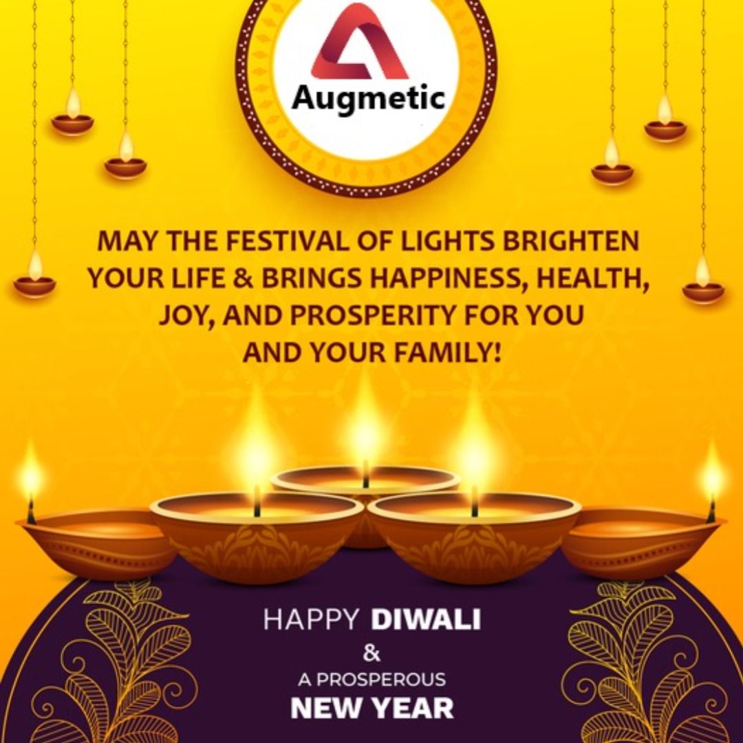 augmetic's tweet photo. Augmetic Technology, Wish you are blessed with peace, prosperity, happiness, good health and grand success. 

Wish you and your family a very Happy Diwali &amp; Prosperous New Year From Augmetic Technology.
#newyear #lights #lamps #happiness #joy #peace #sucess #happydiwali2021 https://t.co/49ey2XFaDE