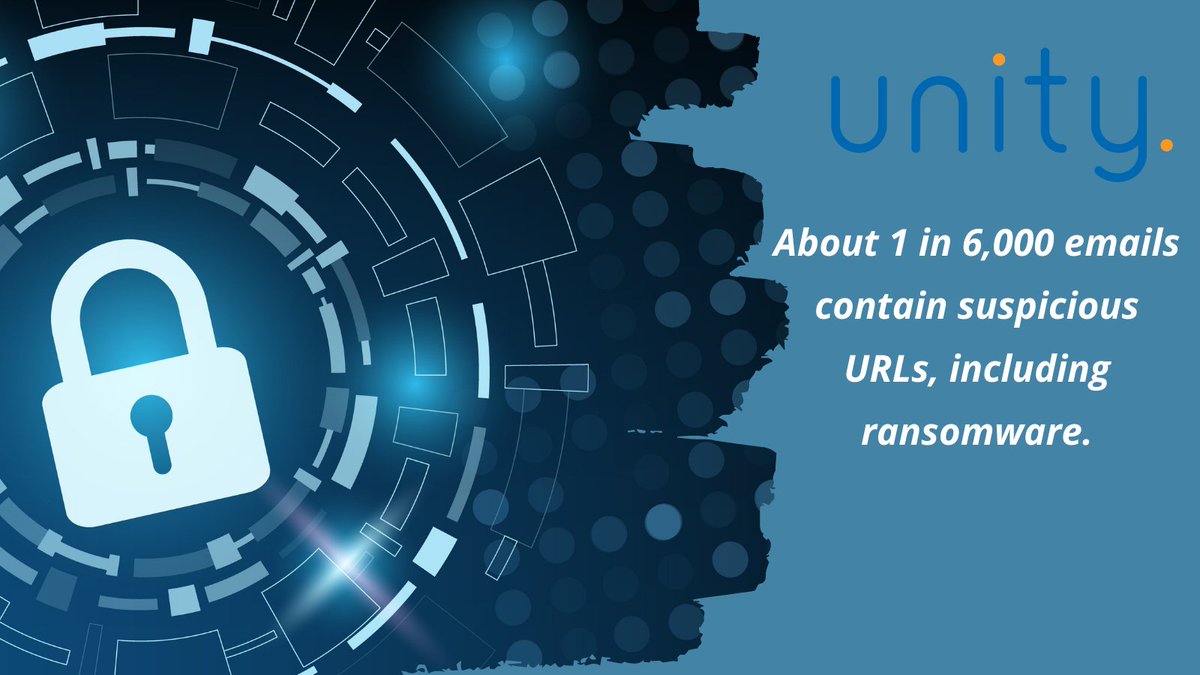UnityTechnology's tweet image. Protecting organisations from phishing attacks should be a multi-layered approach that starts with securing the email channel, and implementing the necessary employee training.
Contact us today if you would like more info on how we can protect your organisation.