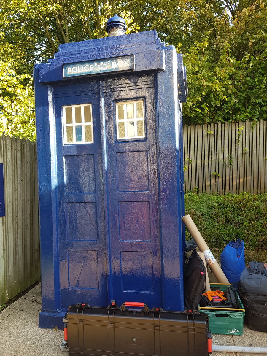 Filming on location at Avoncroft Museum.