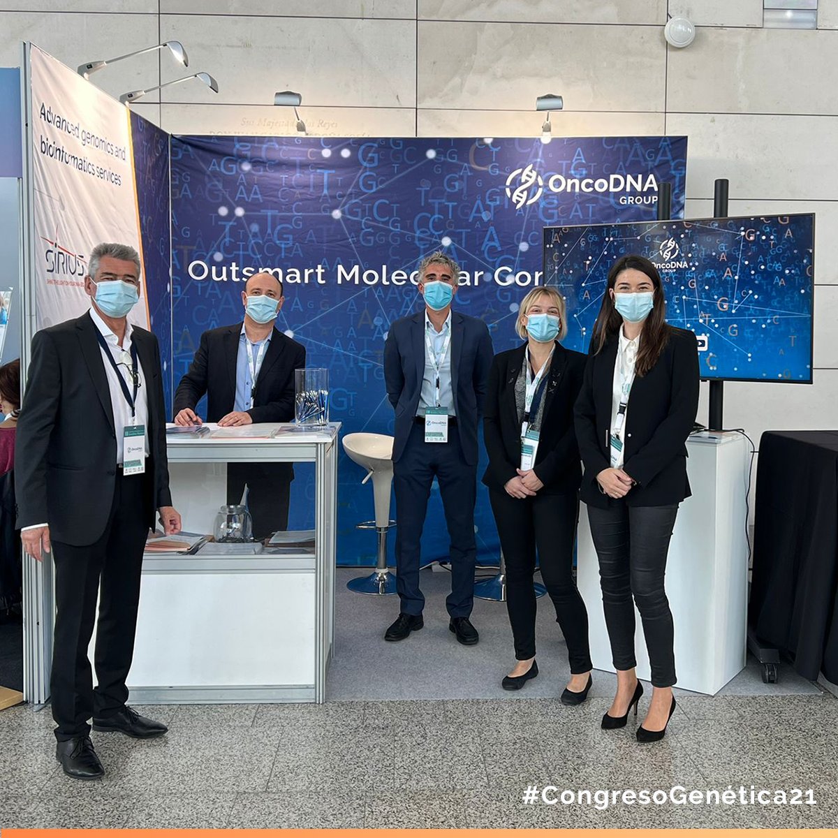 OncoDNA (@oncodna) on Twitter photo We are presenting our new portfolio at the III Interdisciplinary Congress of Human Genetics. Come and meet our colleagues at booth #2!
📍Set up a meeting =>bit.ly/3G46yH0
#genomics #NGS #sequencing #genetics <a href="/AEGHgenetica/">Asociación Española de Genética Humana (AEGH)</a> #CongresoGenética21 <a href="/Integragen/">IntegraGen</a> <a href="/BioSequence/">BioSequence-OncoDNA</a> We are presenting our new portfolio at the III Interdisciplinary Congress of Human Genetics. Come and meet our colleagues at booth #2!
📍Set up a meeting =>bit.ly/3G46yH0
#genomics #NGS #sequencing #genetics <a href="/AEGHgenetica/">Asociación Española de Genética Humana (AEGH)</a> #CongresoGenética21 <a href="/Integragen/">IntegraGen</a> <a href="/BioSequence/">BioSequence-OncoDNA</a>