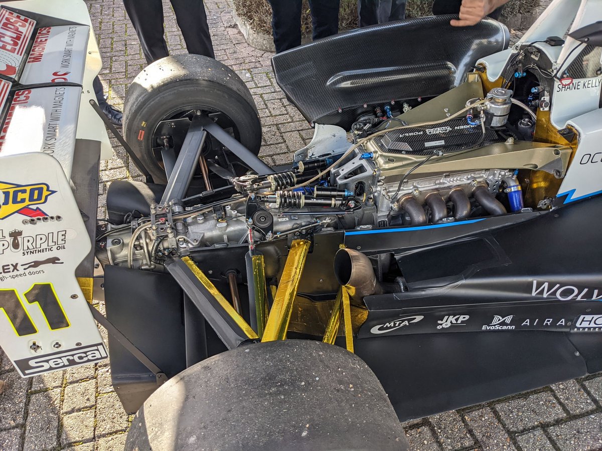 's tweet image. Huge thank you to @EvoMeasurement for welcoming @AppMeas John, to view the UWR Teams' winning Formula 3 car. @EvoMeasurement has been sponsoring @wlv_uni Racing Team, who recently celebrated 1st place in the F3 Cup Class Championship 2021! bit.ly/3wgT46c #f3cup #racing