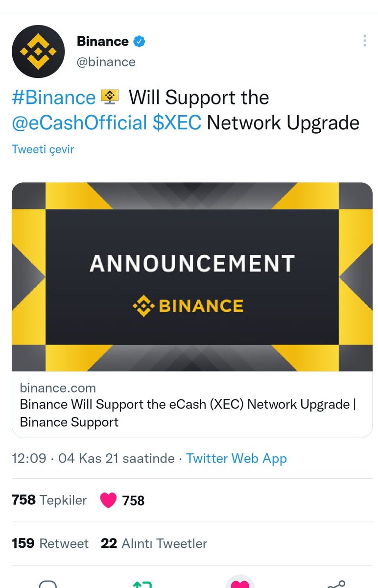 ecashbalina's tweet photo. Ve beklenen haber geldi uçuşa hazırlanın 🚀 #XEC #eCash @CainBCHA @eCashOfficial @XecTurkiye @KuCoinFutures @KuCoinModerator @KuCoinMod @TOTHEMO55 @Vanessa35701571 https://t.co/Q0keX00AfI