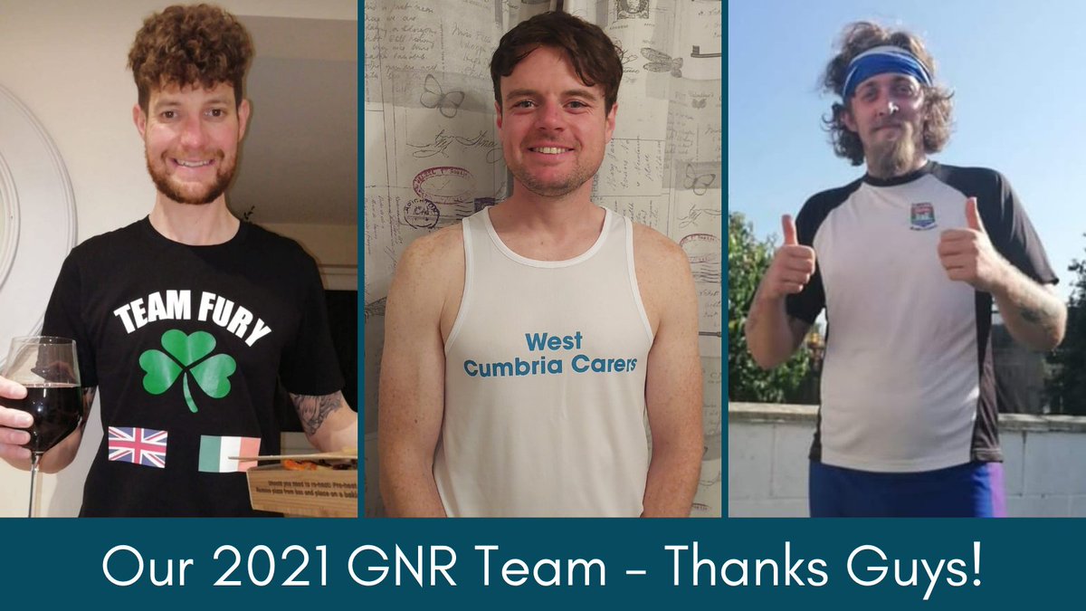 We would like to say a great big Thank You to Andrew Bromley, Alan Murray and Martyn Wilson who ran the Great North Run for us and raised a wonderful £310!
westcumbriacarers.co.uk/our-news/thank…