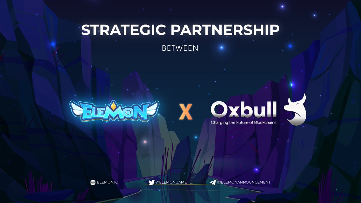 ElemonGame's tweet photo. 🎉🎉 #Elemon is glad to welcome on board @Oxbull5 as our latest strategic partner - A Startup Incubator and Launchpad developed By Tech Enthusiasts. 

👏 Read our ANN: https://t.co/U9rusw4z1m https://t.co/iQTu2Nqml7