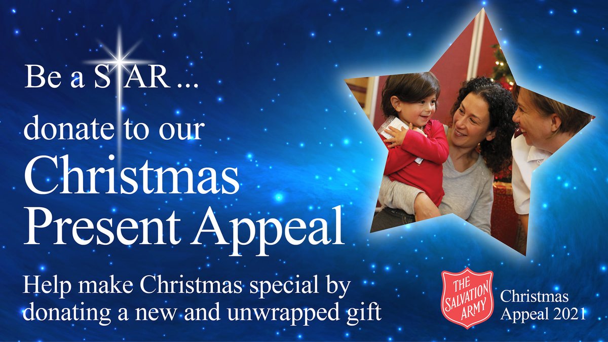 🌟 Christmas Present Appeal 🌟
Please support our partner in the community Bellshill Salvation Army with their Christmas Present Appeal, making a difference to children in Bellshill this Christmas
#SalvationArmy 
#Community
