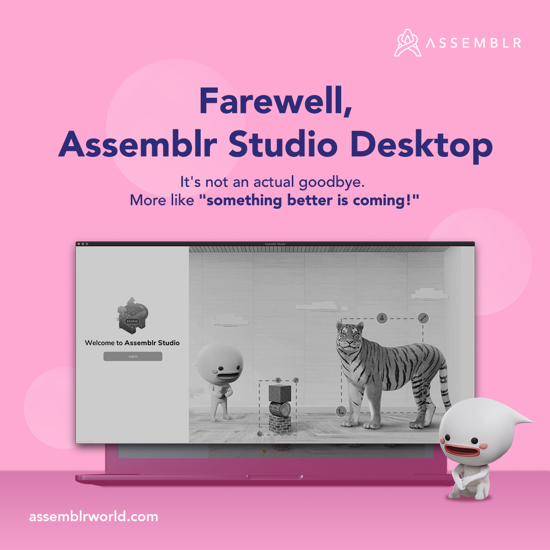 assemblrworld's tweet photo. It’s been a great journey. But don't be sad, though—it’s not a goodbye. Simply a "see you with something better!" Yup, we’ll be back with something interesting in just a couple of days! 😍 Before the time comes, make sure to finish your projects and upload them to the cloud. 😉 https://t.co/TfCj4MIYV9