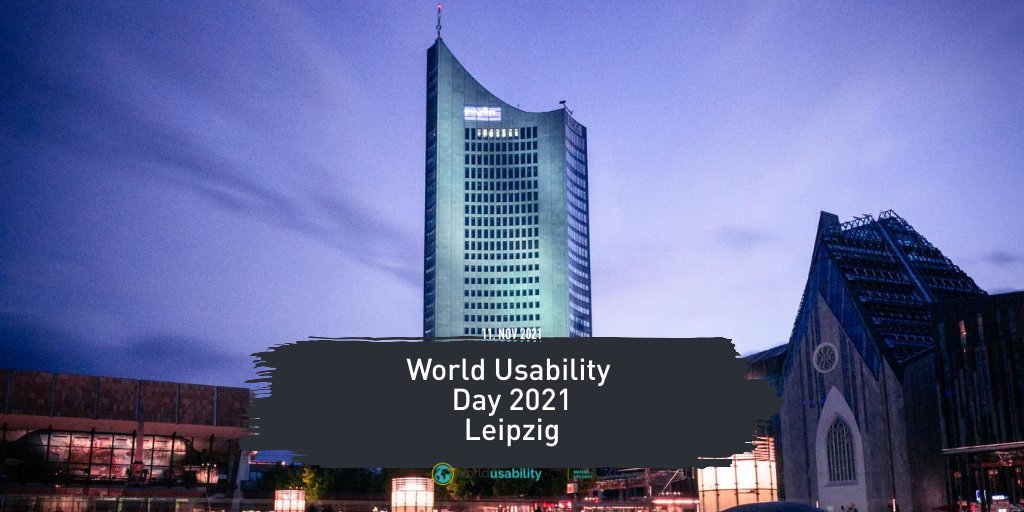 Noch 7 Tage bis zum <a href="/world_usability/">#WorldUsabilityDay</a>, unter dem Motto "Design unserer Online-Welt: Vertrauen, Ethik und Integrität" steht. In Leipzig findet der WUD nun zum 5. Mal statt und dieses Jubiläum feiern sie mit einem tollen Programm in einer besonderen Location: itsonix.eu/wud
