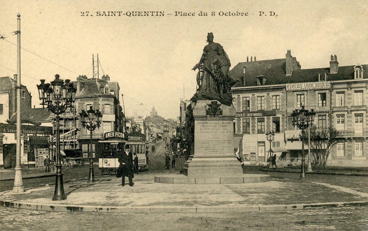 a_saint_quentin's tweet photo. #INSTANTARCHIVES | Le saviez-vous ❓
Oeuvre de Louis-Ernest Barrias, ce #monument commémore la #résistance des Saint-Quentinois lors de l’invasion prussienne le 8 octobre 1870 📅 https://t.co/wsFbjAf2gQ