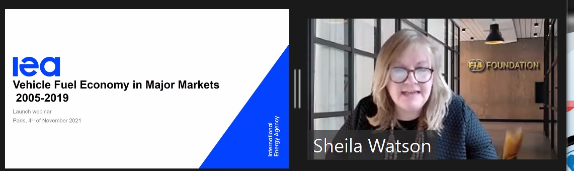 *Starting now*
Read the <a href="/iea/">International Energy Agency</a> report 'Vehicle fuel economy in major markets 2005-2019'- with <a href="/FIAFdn/">FIA Foundation</a> Deputy Director <a href="/sheilawatson100/">Sheila Watson</a>  

Read the full report here: globalfueleconomy.org/data-and-resea…