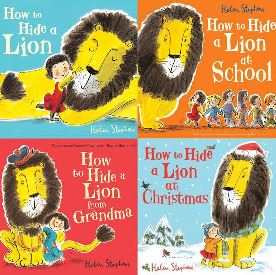 Ms_NicolaMarie's tweet photo. A1. The How to Hide a Lion series by #HelenStephens is a ROAR-ing favourite! #picbookbc https://t.co/WJrqkqfB6u