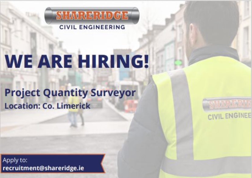 shareridge's tweet photo. Exciting new roles @shareridge! For details contact our #recruitment team on recruitment@shareridge.ie #QS #Limerick #hiring #jobs https://t.co/an7pKEk8CP