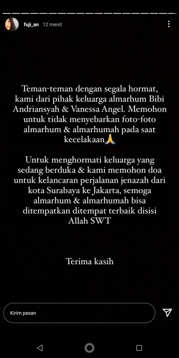 manieztquu's tweet photo. Vanessa angel
Gala
Anaknya
Supirnya
Kaki
Pajero https://t.co/uBXXOnzszS