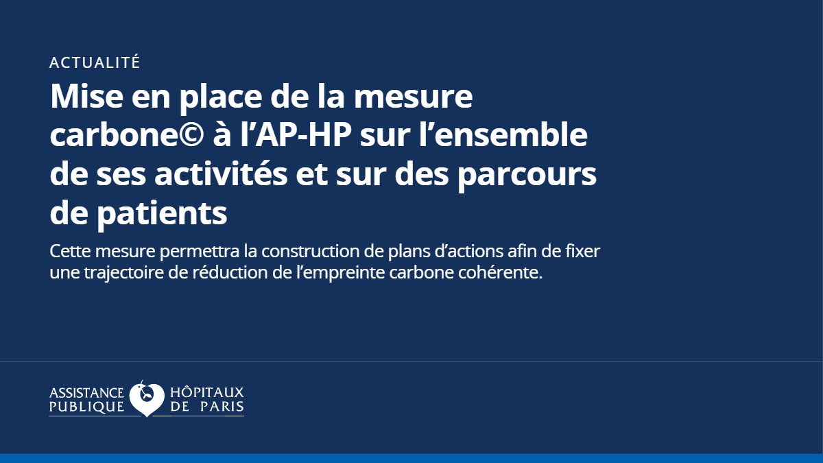 APHP's tweet photo. Alors que le secteur de la santé contribue à l’émission de plus de 5% des gaz à effet de serre générés sur le sol français, l’AP-HP s’engage activement en lançant une mesure ambitieuse des émissions de GES engendrées par ses activités.

+ d'infos : https://t.co/gapEfGDSNu https://t.co/TYDDCq6UO8