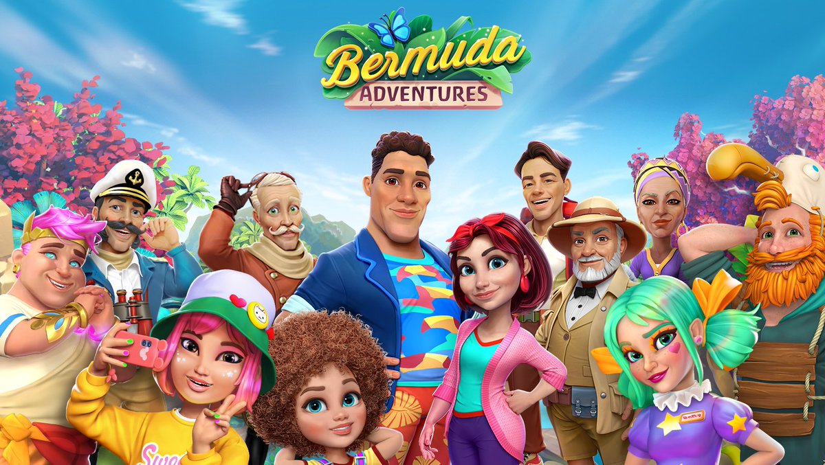 It's time to go on a big adventure! 

Our new project Bermuda Adventures was released globally and now it is available worldwide.

Both the team and the players are ahead of new challenges and exciting events. See you at Bermuda Adventures! 🌴