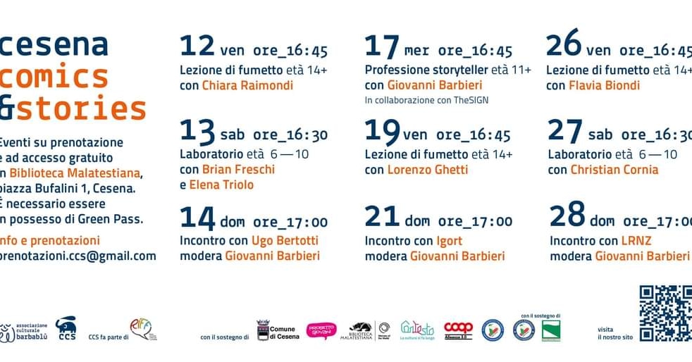 Il programma del #CesenaComics!