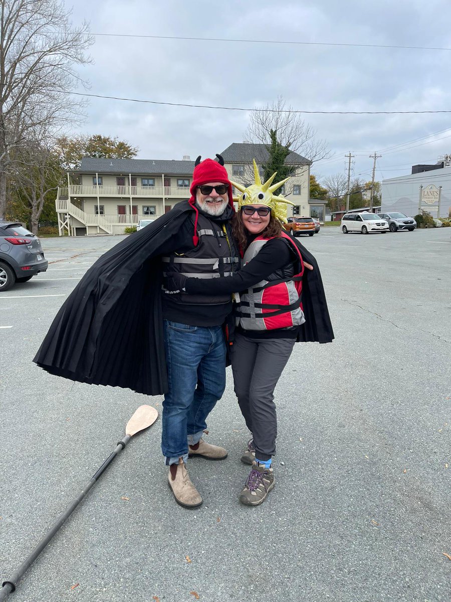 rigeljones's tweet photo. Halloween Paddle on the Mersey River was a success! @MiltonCanoeClub @RegionofQueens @visitsouthshore @SouthShoreConn #southshorenovascotia #SUP https://t.co/Ck4QC8EdWZ