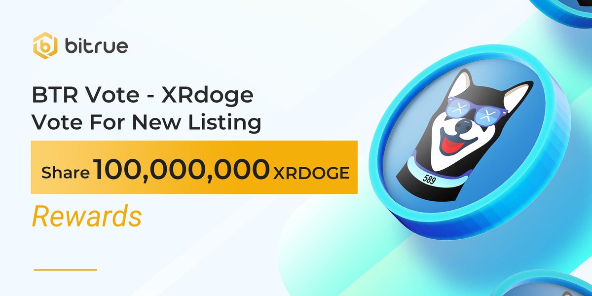 BitrueOfficial's tweet photo. At 11:00 UTC on Nov 5 you'll be able to vote to bring $XRDOGE @XRdoge to Bitrue using the awesome power of $BTR in the #BTRVote ! You'll get a reward if you vote ,with 100,000,000 $XRDOGE going out to voters. $XRDOGE is built on the #XRPL ! Stay tuned! https://t.co/pmNv5pzblZ https://t.co/kLt1CGnN1Y