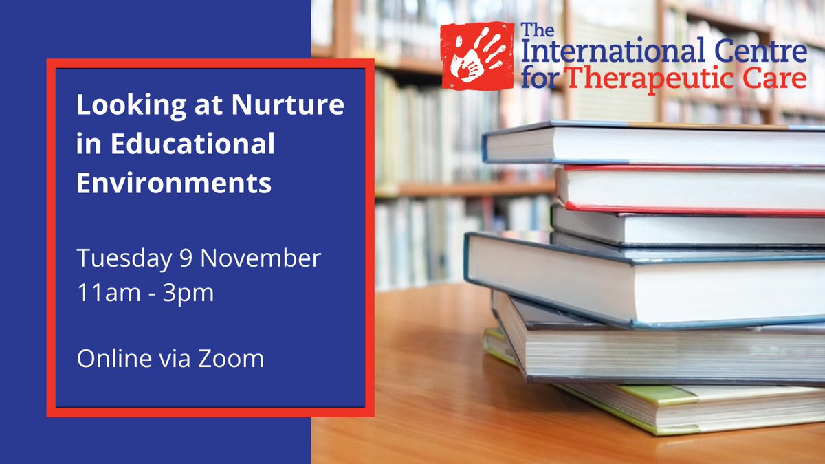There's still time to book your place at Tuesday's online gathering where @drruthseymour &amp; Dr David Colley will present the results of a recent #research project around best practice in secondary school #nurture groups. Find out more 👉eventbrite.com/e/looking-at-n…  #nurturingschools